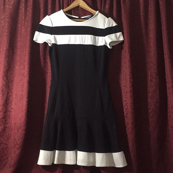 Peter Som Black and White Dress - Picture 1 of 5